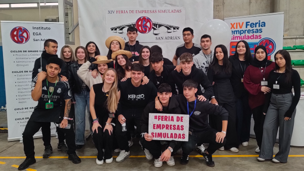 El alumnado de Gestión administrativa participó en la Feria Empresarial